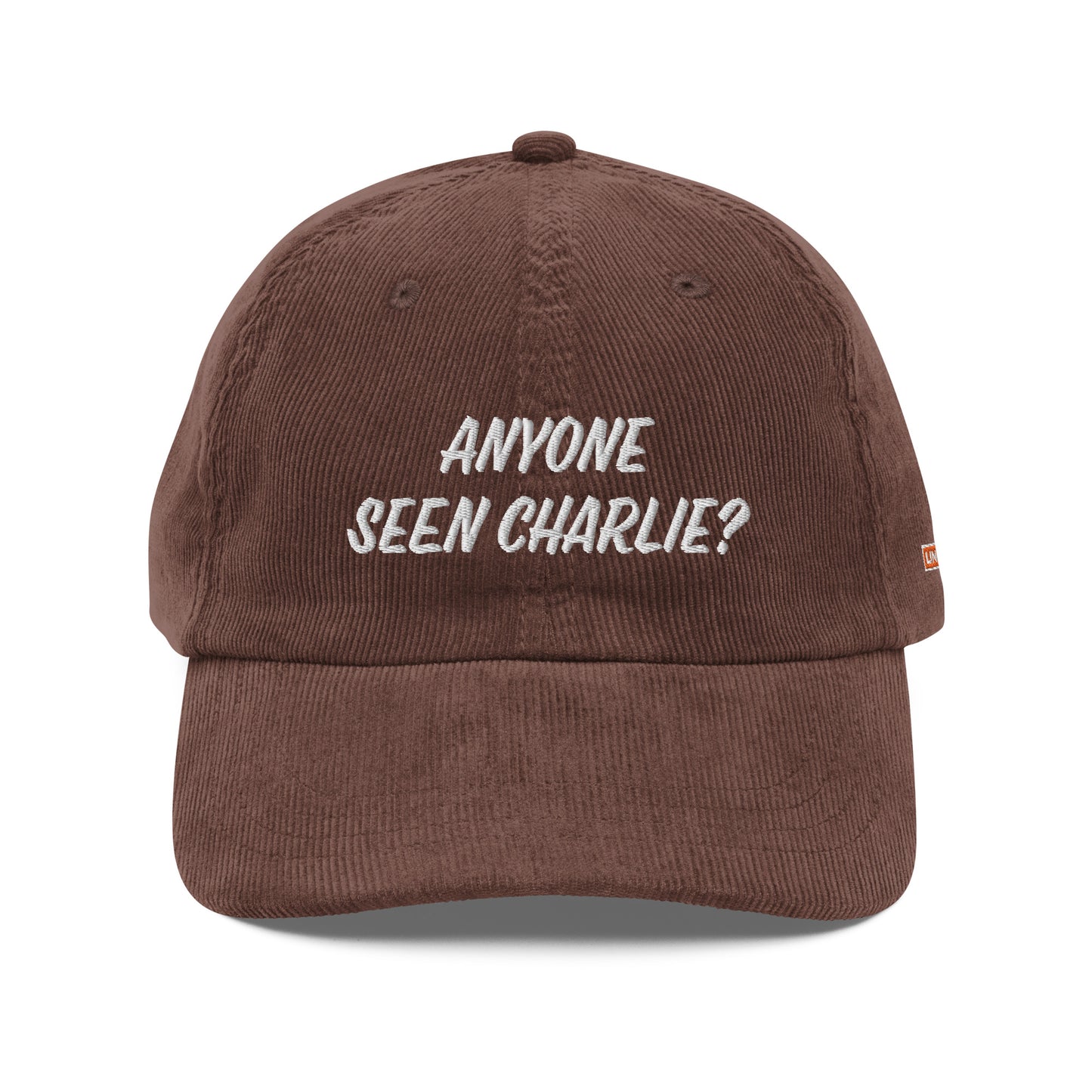 Unhinged | Corduroy Cap - Anyone Seen Charlie?