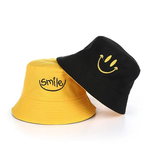 Reversible Smiley Bucket Hat