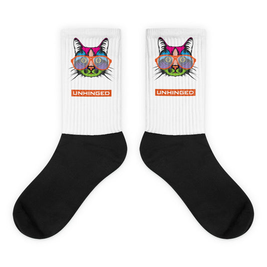 Unhinged | Psychedelic Cat Socks